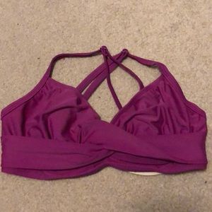 Athleta Twister plum Bikini Top